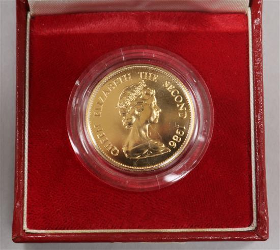 A Royal Mint Hong Kong 22ct gold Lunar Year $1000 coin,